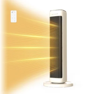25" Ceramic Space Heater for Indoor Use