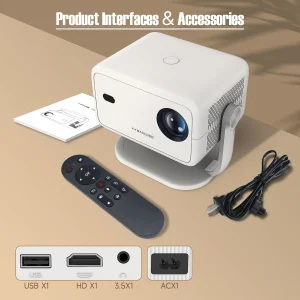 WiFi6 Portable Projector