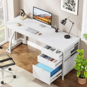 59 Inch Computer Desk with 3 Drawers