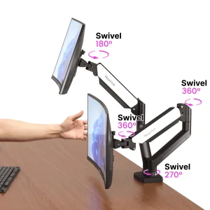 Dual Arm Monitor Stand